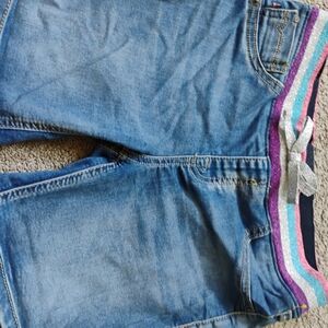Vigoss Denim Jeans with Colorful Waistband